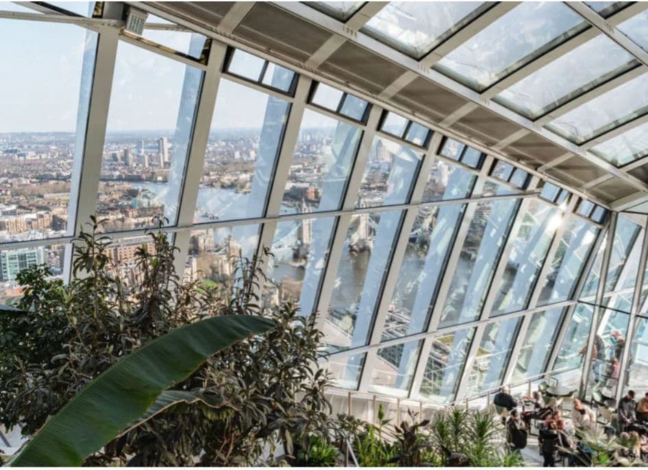 Breakfast & sky garden at the Walkie Talkie 1
